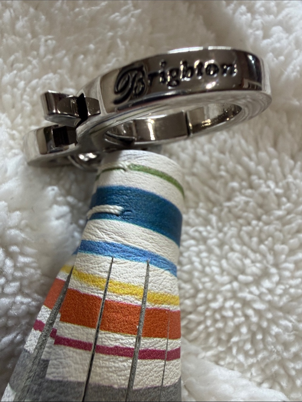 Brighton Napa Tassel Purse Fob